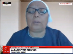 Congresista María Céspedes