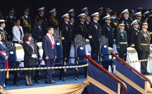 Presidente José Williams asiste a ceremonia por combate naval de Angamos en el Callao