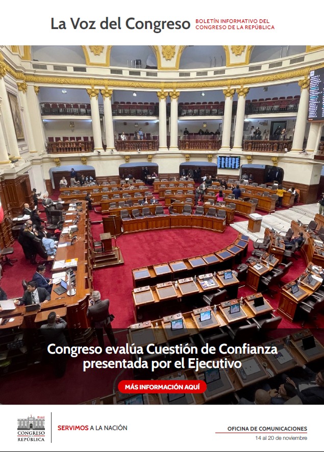 Congreso Evalúa Cuestión De Confianza Presentada Por El Ejecutivo ...