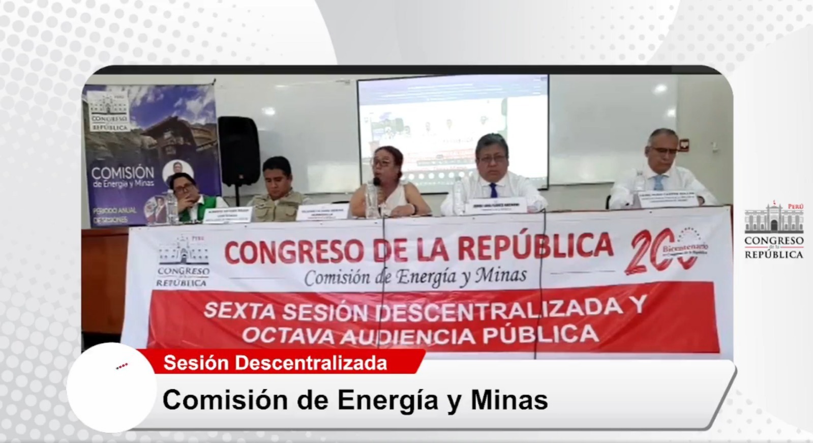 Comisión de Energía y Minas analiza situación de concesiones mineras en