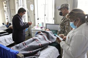 José Williams en hospital militar