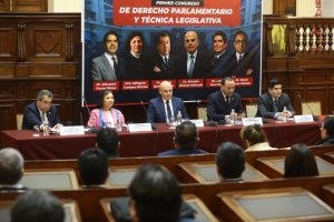 Congresista Alejandro Muñante participa en el evento “I Congreso de Derecho Parlamentario y Técnica Legislativa» , organizado por su despacho en la sala Raúl Porras Barrenechea.