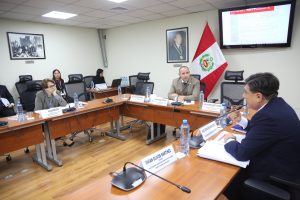 Congresista Alejandro Muñante preside la sesión de la Comisión investigadora de actos vinculados a la colaboración eficaz entre empresa Odebrecht y el Estado. (Congreso de la República/JReátegui)
