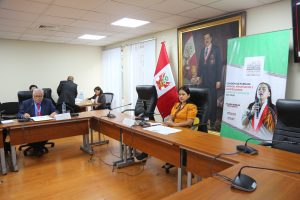 La Comisión de Pueblos Andinos, Amazónicos y Afroperuanos, Ambiente y Ecología , presidida por la congresista Silvana Robles, recibe al presidente del Consejo Directivo del OEFA, Juan Narciso, para que exponga sobre los avances y desafíos en cumplimiento de obligaciones ambientales y mejora del Sistema Nacional de Gestión Ambiental. (Congreso de la República/JCSanchez)