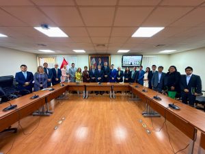 Integrantes de la Comisión de Defensa Nacional de la Cámara de Diputados